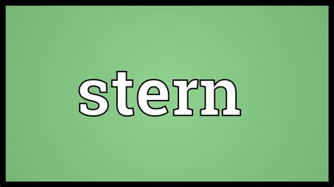 What is Stern?
